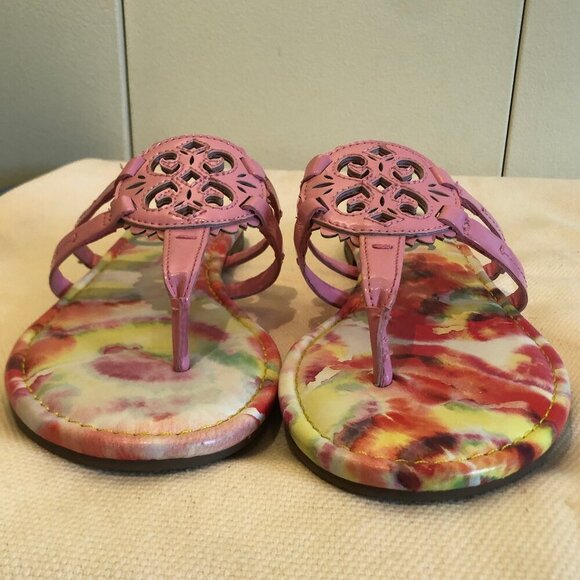 NEW (NWOT) Circus by Sam Edelman pink/multi Clara flip-flops sz 7.5 - Picture 7 of 12